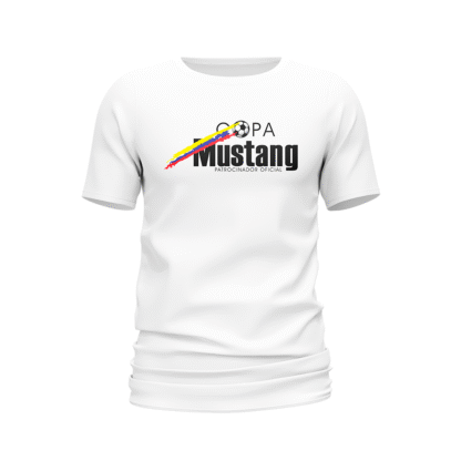 Camiseta Copa Mustang blanca
