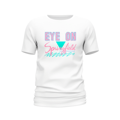 Camiseta Eye on Springfield blanca