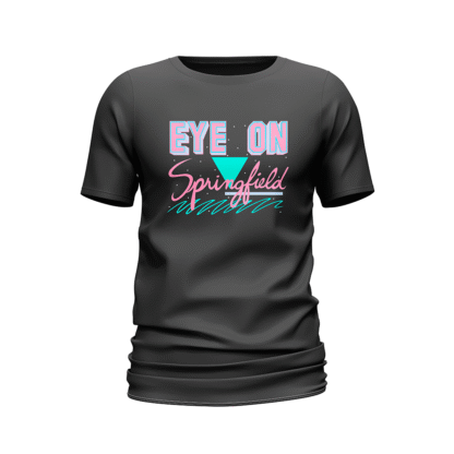 Camiseta Eye on Springfield negra