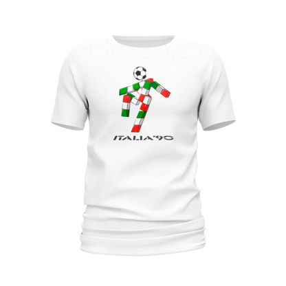 Camiseta Italia 90 blanca