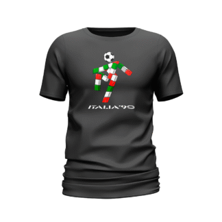 Camiseta Italia 90 negra