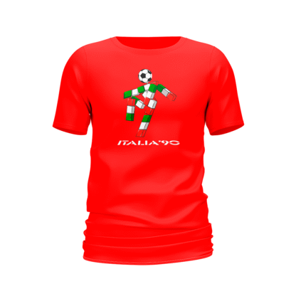 Camiseta Italia 90 roja