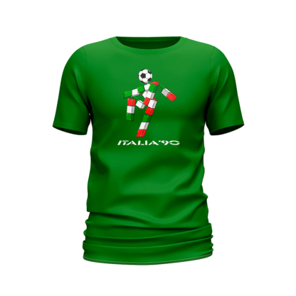 Camiseta Italia 90 verde