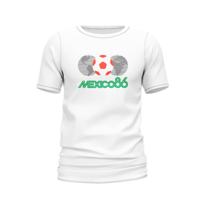 Camiseta México 86 blanca