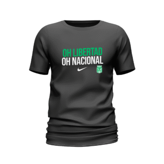 Camiseta Oh Libertad Oh Nacional negra