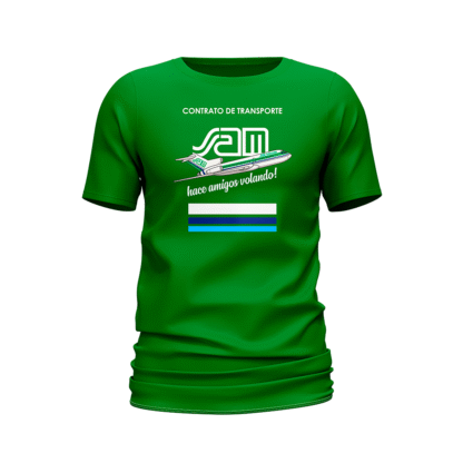 Camiseta tiquete SAM verde