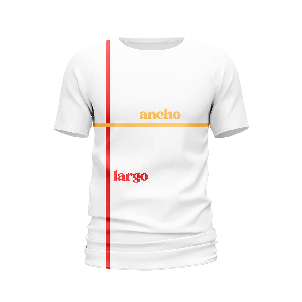 Guía de tallas - Camisetas Parchaditas